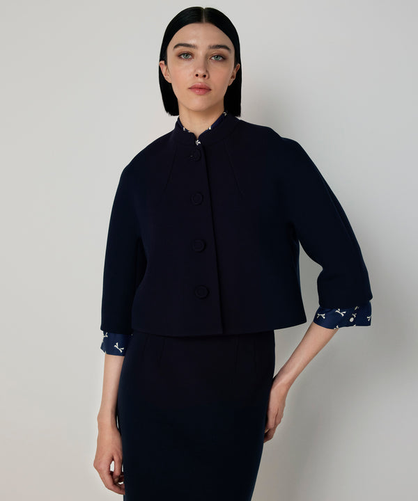 Machka Coat With Button Accessories Navy