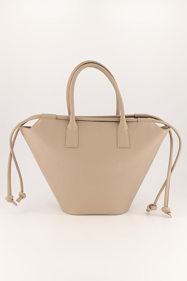 Setre Tassel Detailed Leather Handbag Dark Beige
