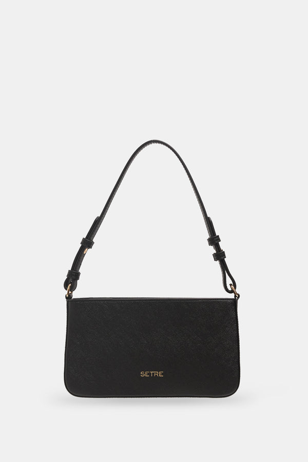 Setre Shoulder Bag With Belt Detail Black