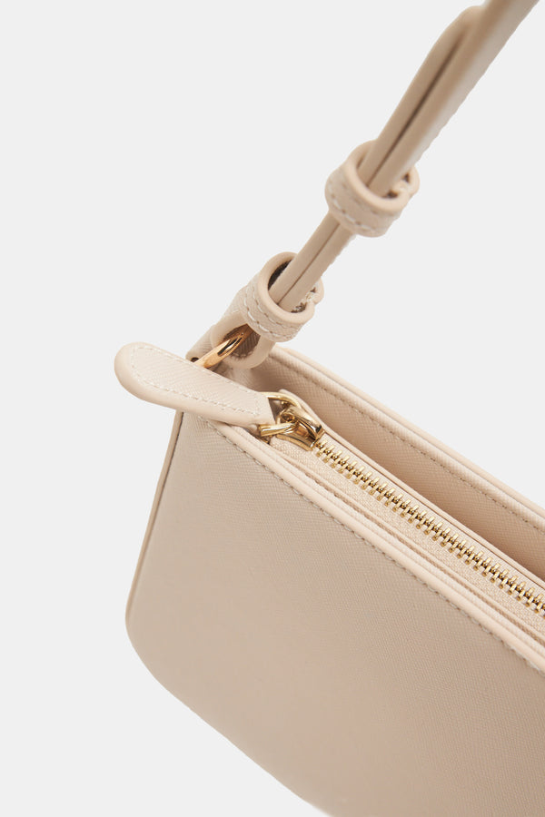 Setre Shoulder Bag With Belt Detail Light Beige