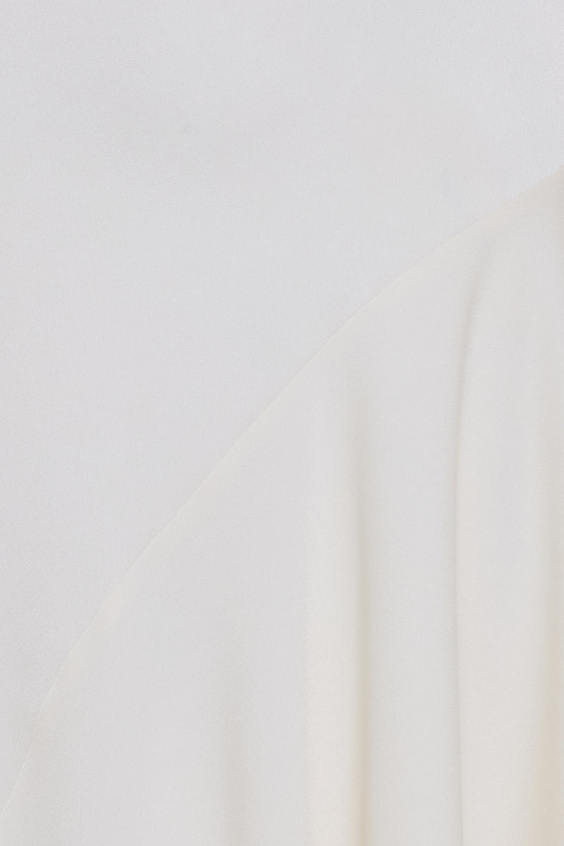 Setre Long Sleeve Solid Dress Cream