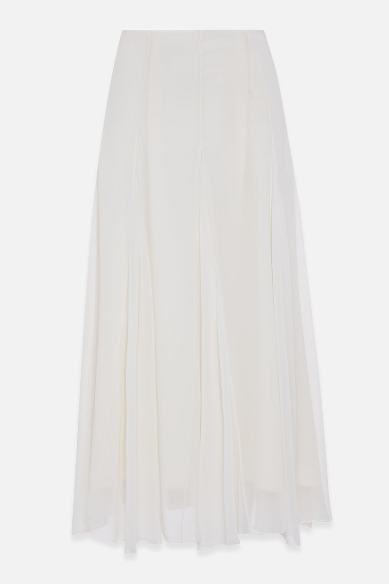 Setre Relaxed Cut Midi Length Skirt Ecru