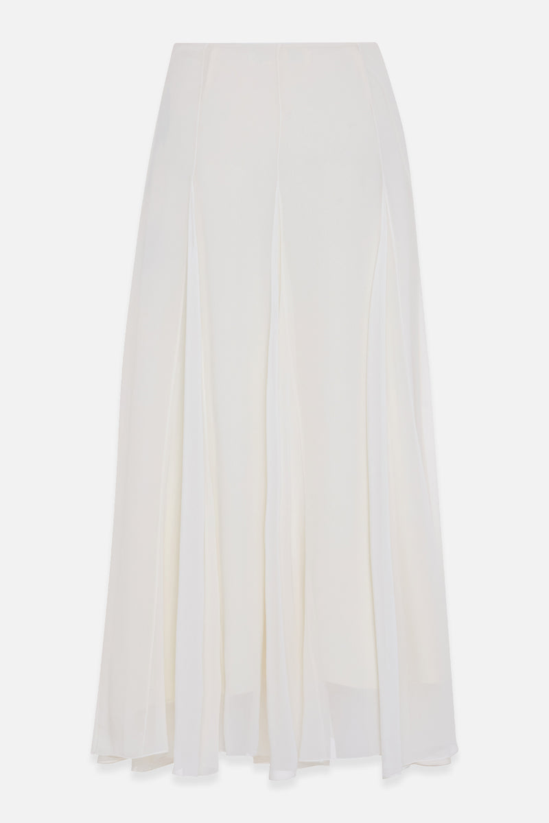 Setre Relaxed Cut Midi Length Skirt Ecru