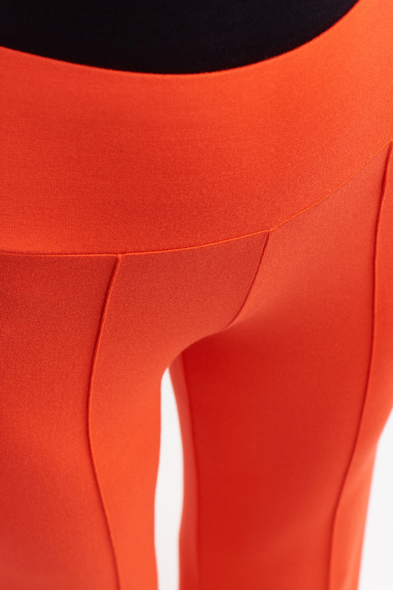 NU High Waist Loose Trousers Orange
