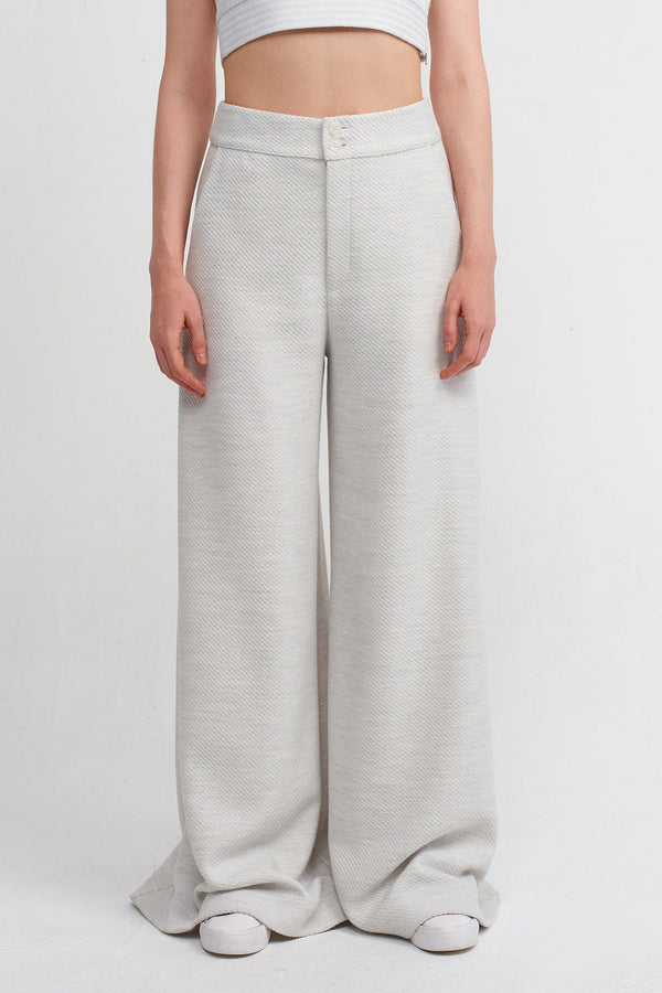 NU Wide-Leg Pants Ice